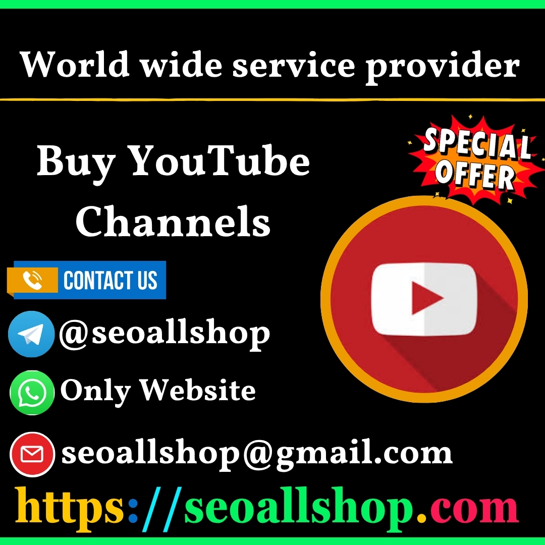 Buy YouTube Channels